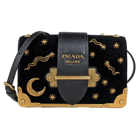 prada celestial|Prada Cahier Moon And Stars Celestial Astrology Black Velvet.